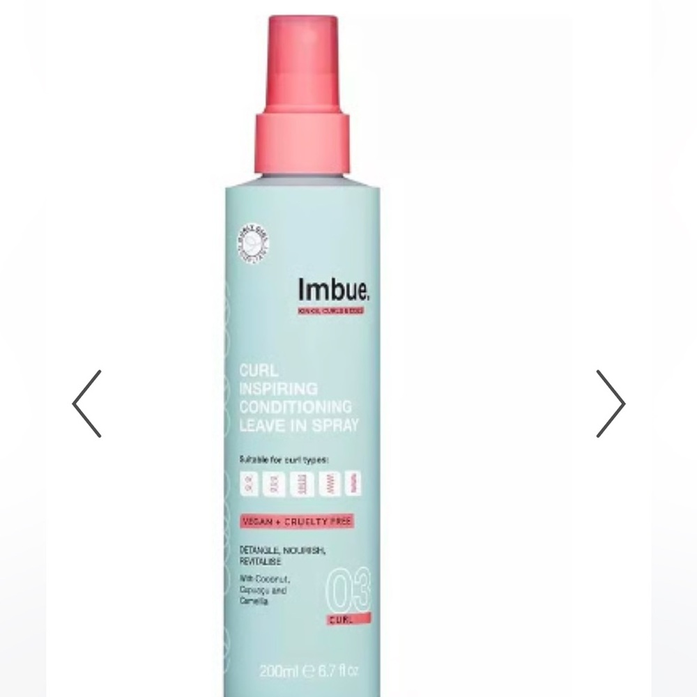 SALE 3/$15!!
IMBUE CURL INSPIRING CONDITIONING LEAVE IN SPRAY